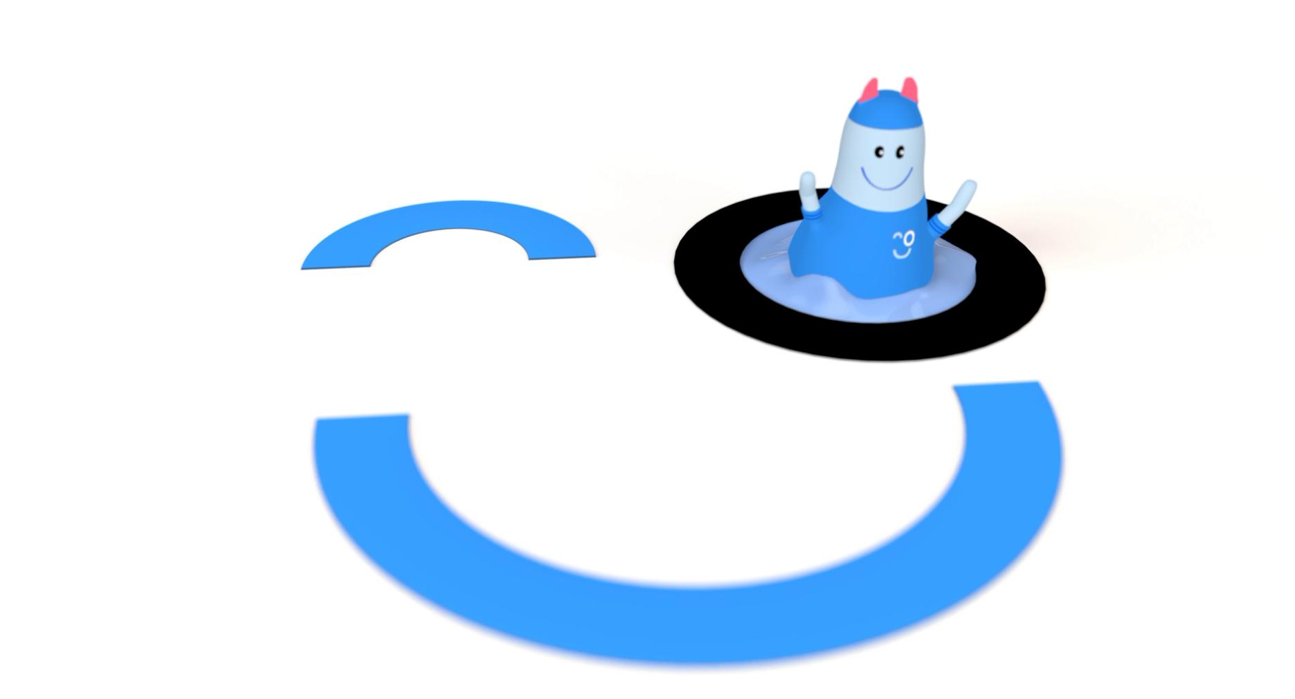 Vorschaubild: Cartoony Logo in 3D
