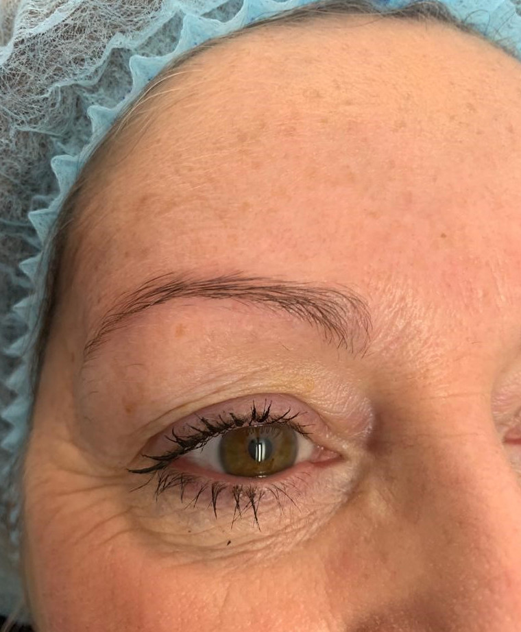 Microblading before