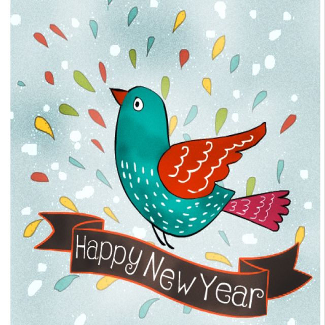 happy new year card