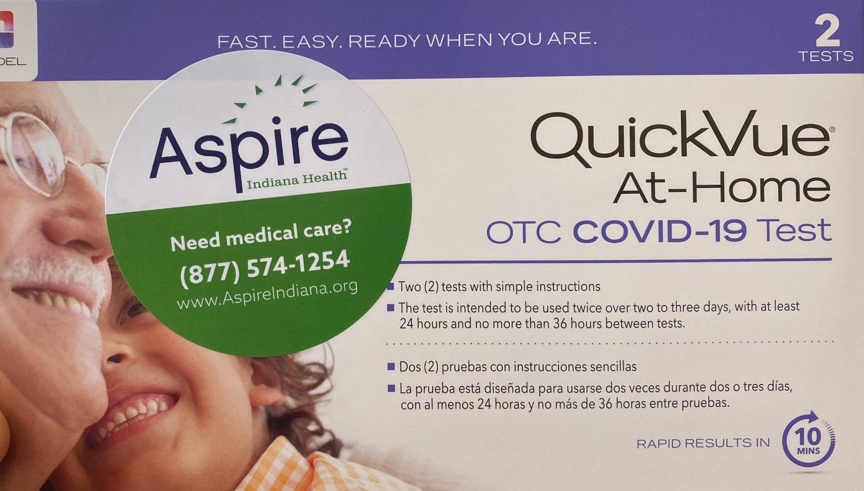 Aspire distributing COVID test kits to vulnerable Hoosiers Blog Post