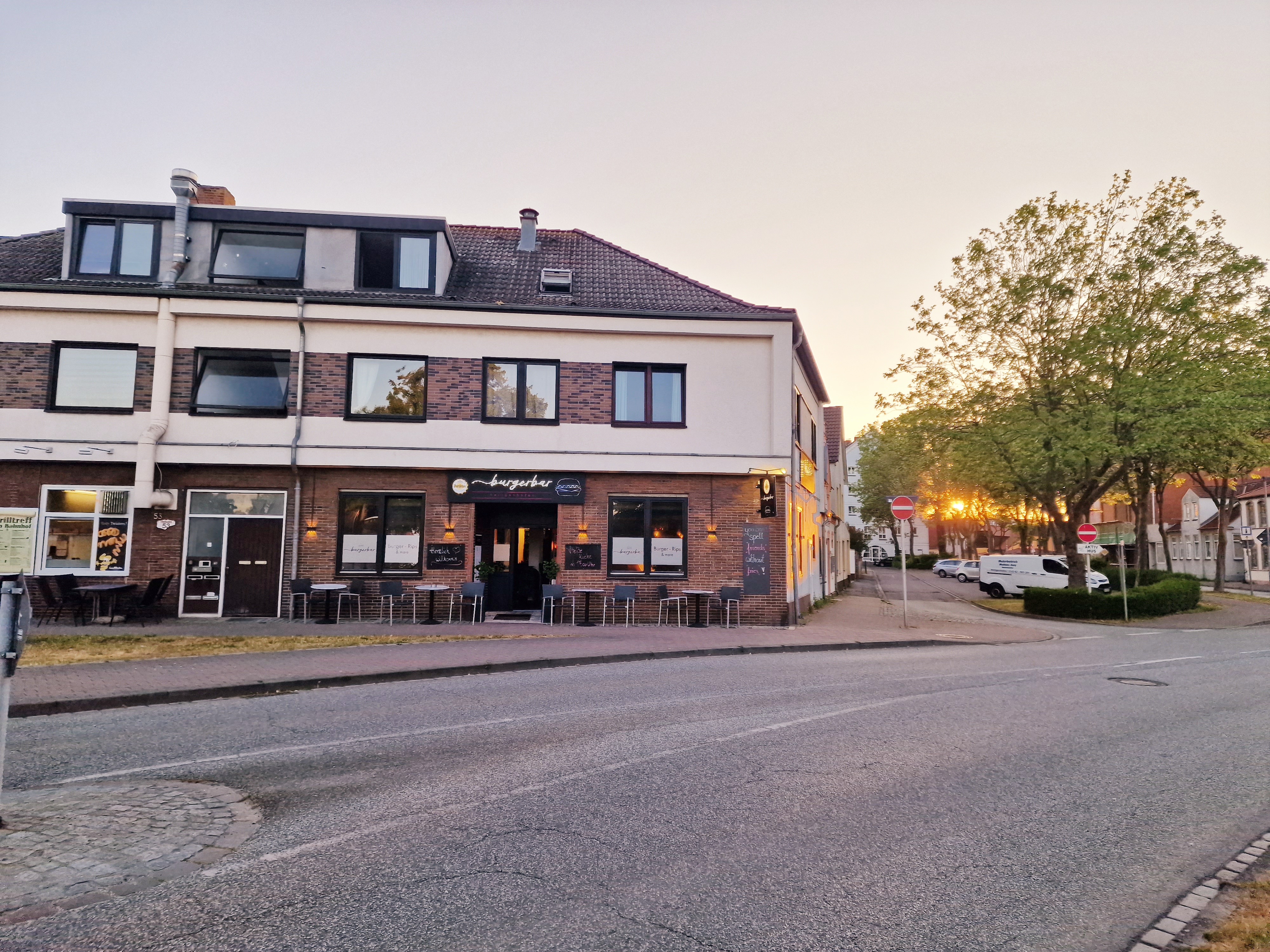 Blick aufs Restaurant von Außen