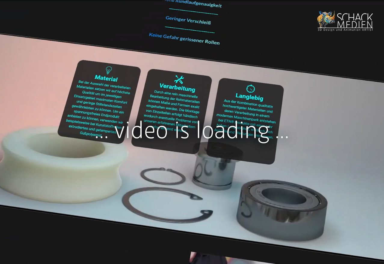 Vorschaubild: Kurze, effektive 3D-Webseiten-Animationen, die Produktvorteile visuell und ohne Text vermitteln