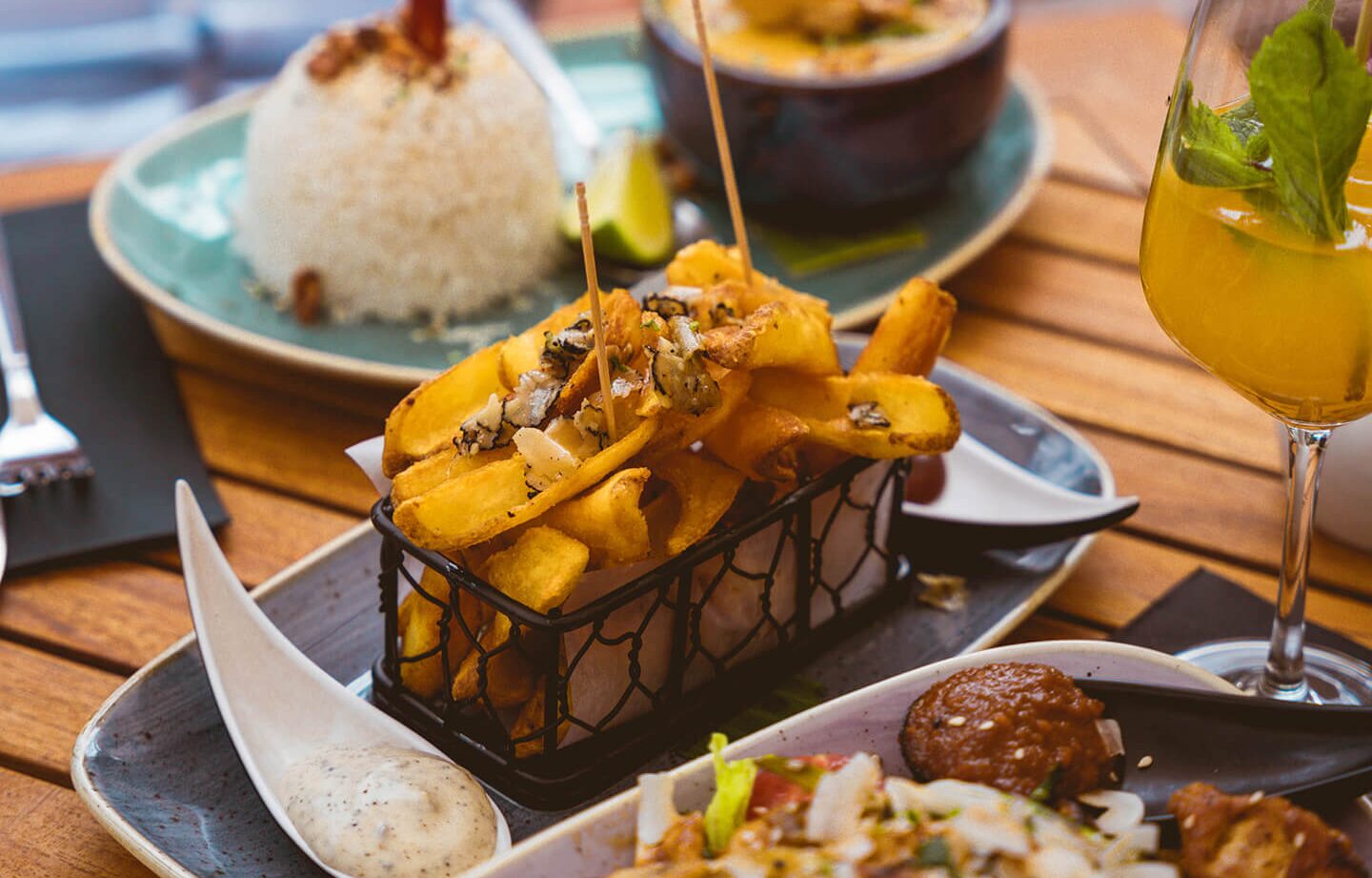 Fritten mit Jalapenos