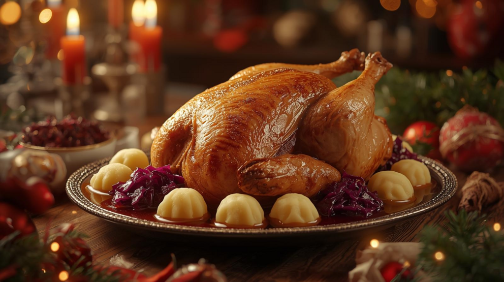 Veranstaltungsraum mit festlich eingedeckten Tischen