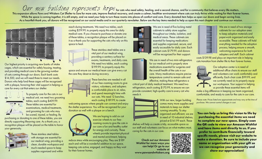 Items needed for our new home!