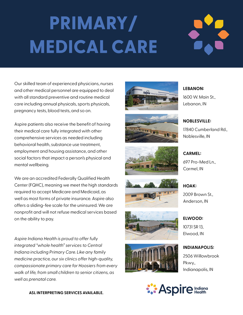 Primary Care flyer