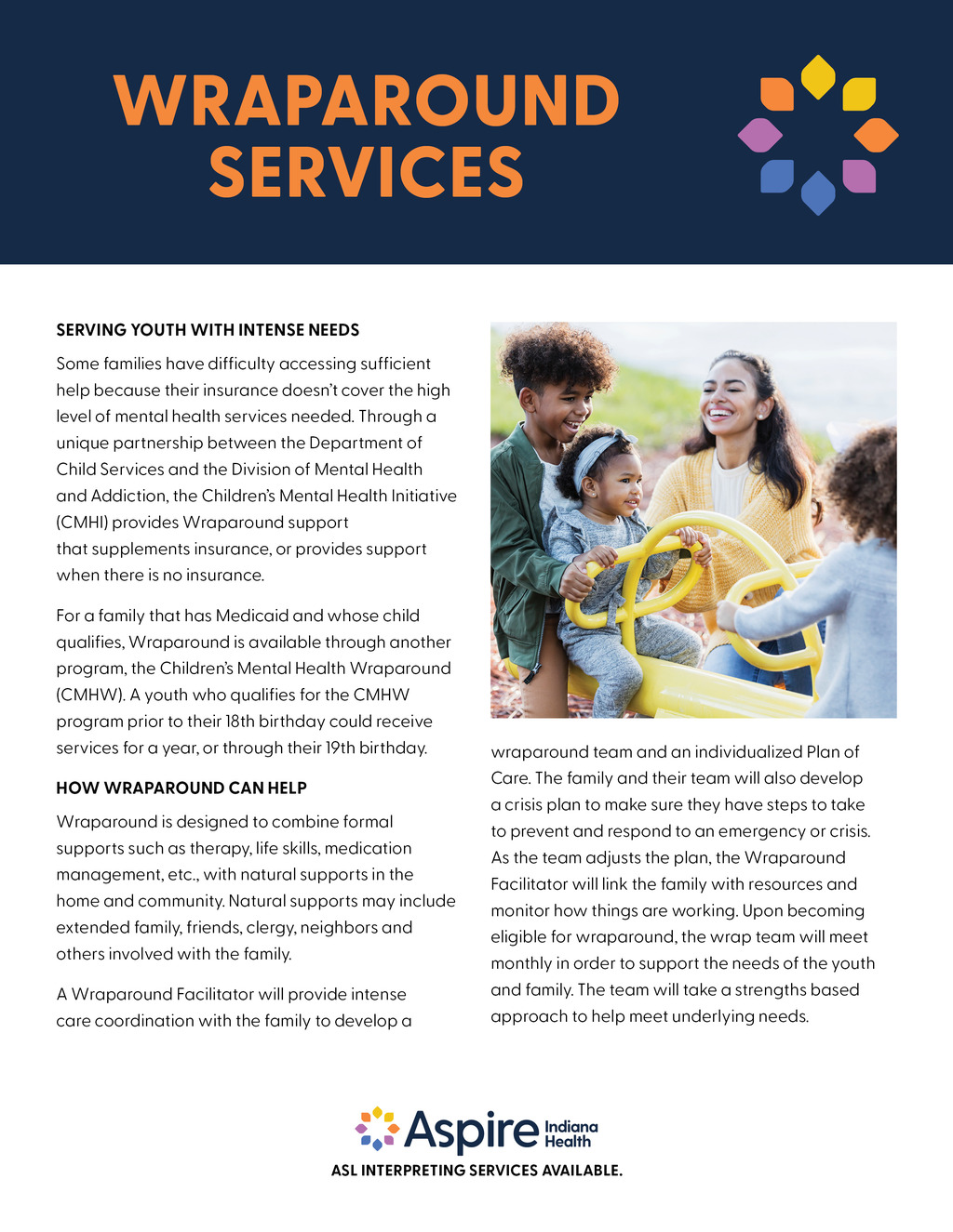 Wraparound Services flyer
