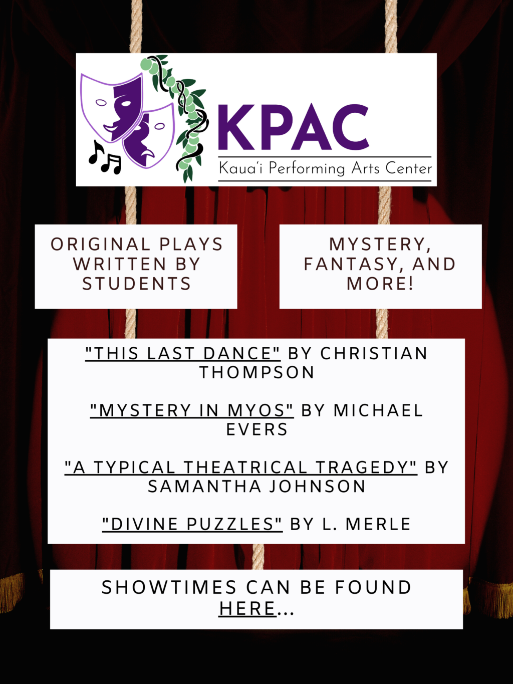 KPAC Play Poster