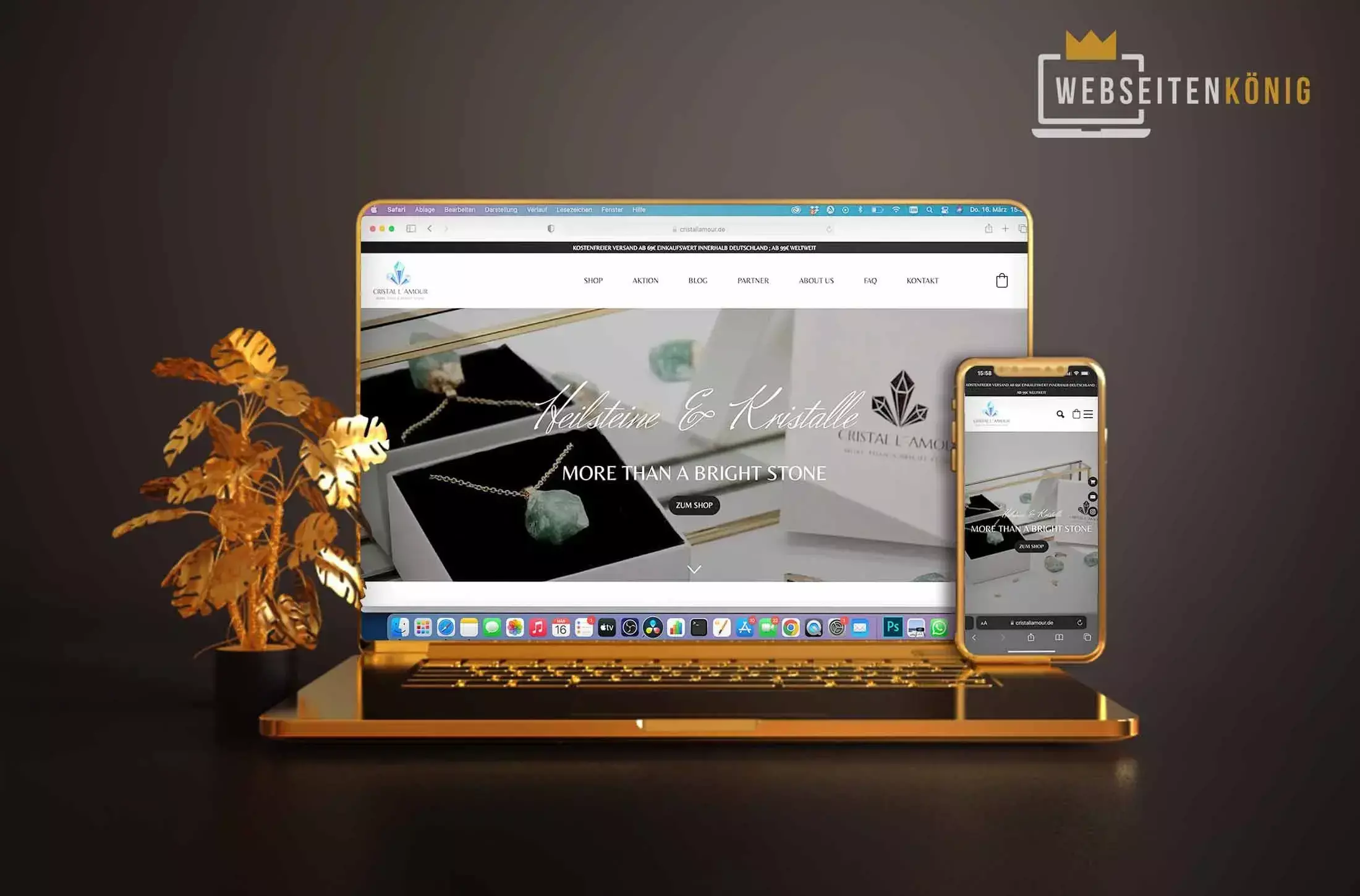 Webdesign für Schönheitssalon