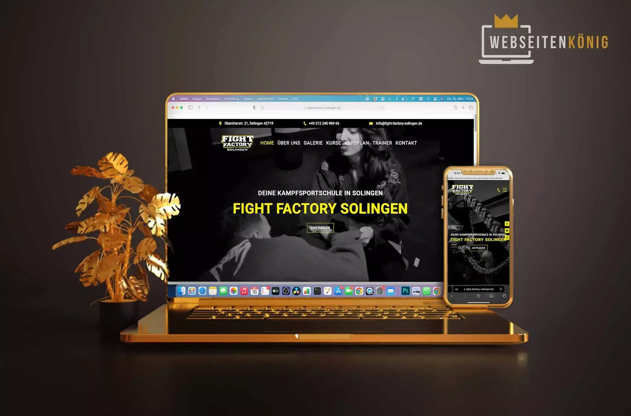 Webdesign für Gaslieferant