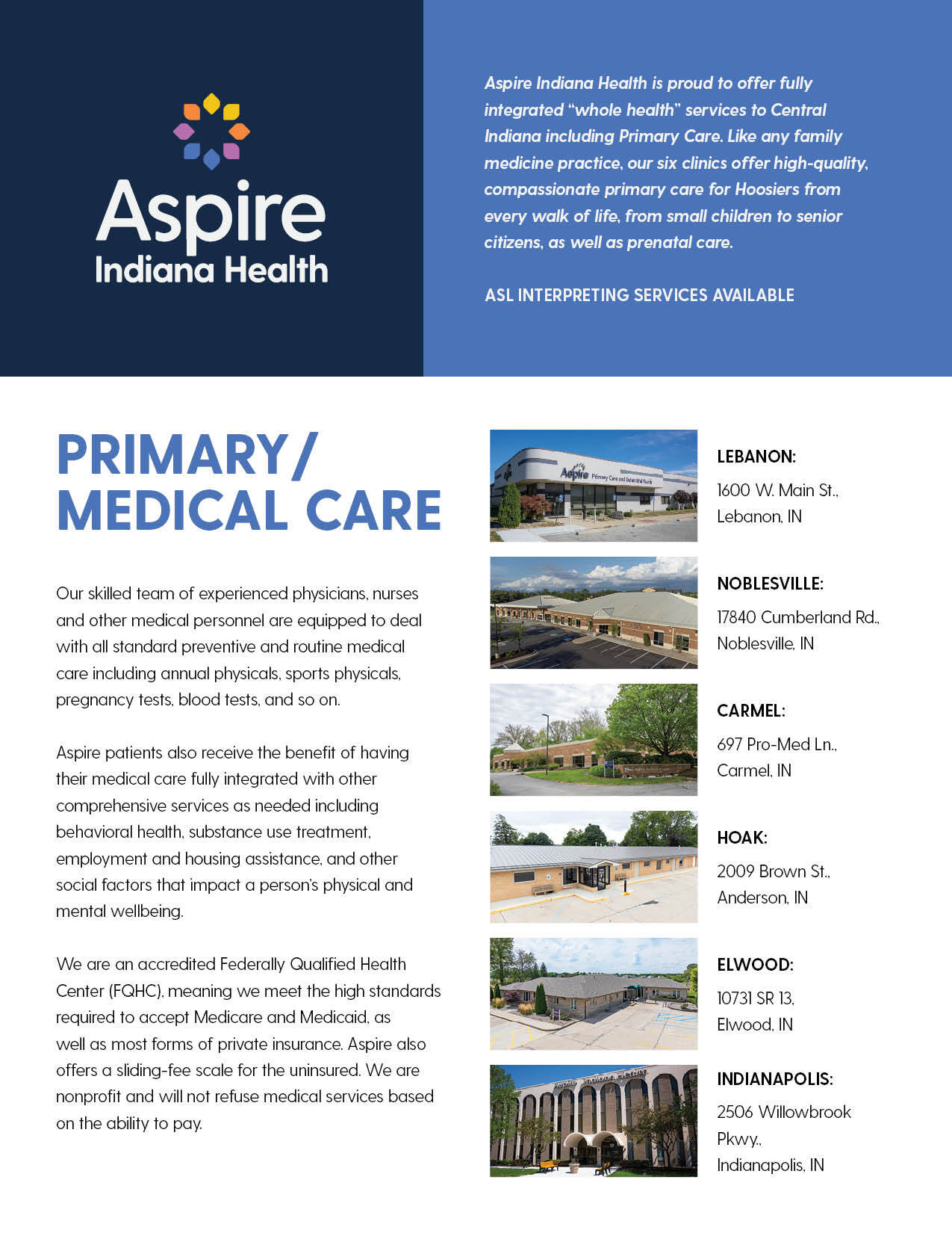 Primary Care flyer