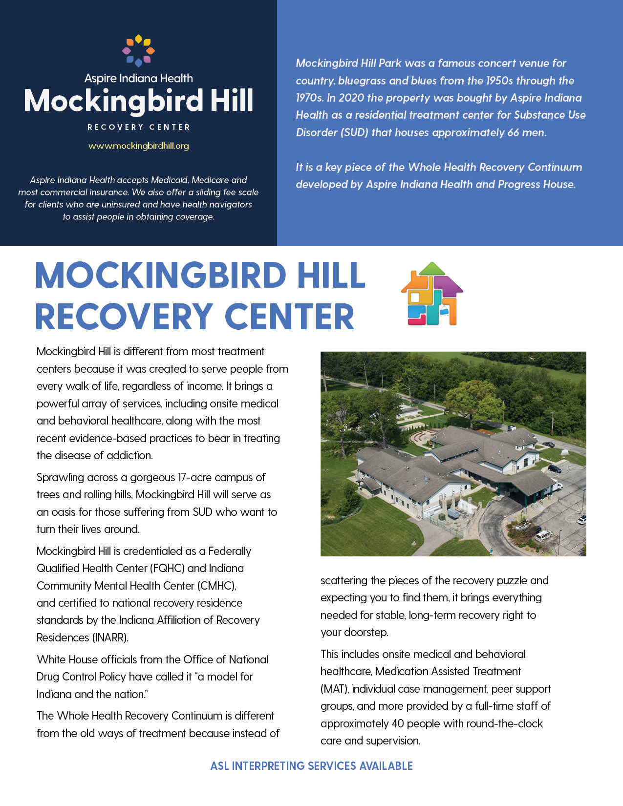 Mockingbird Hill flyer