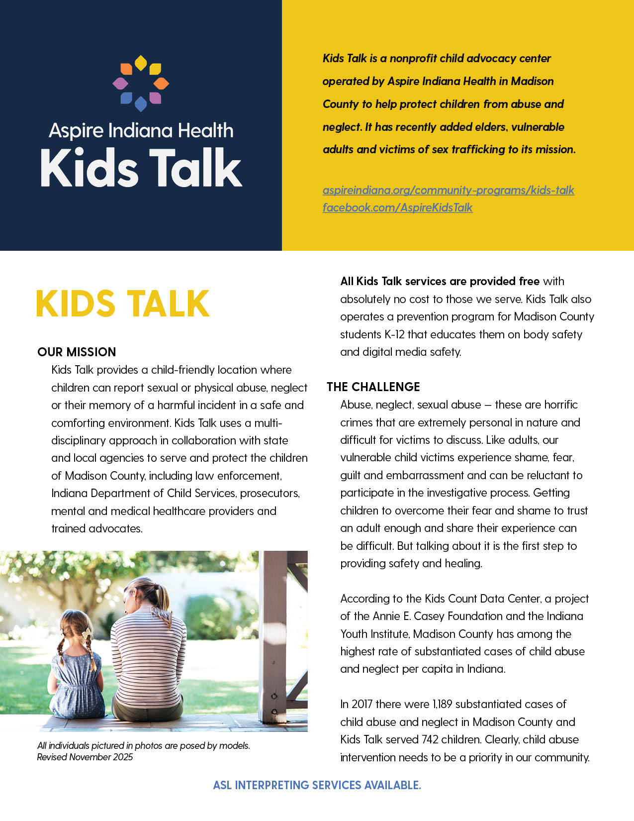 Kids Talk flyer