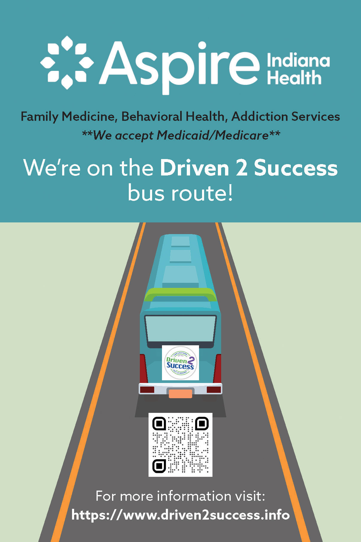 Driven 2 Success postcard