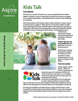 Kids Talk flyer