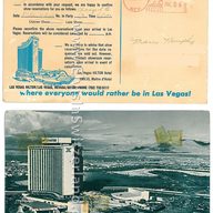 Las Vegas Hilton: Confirmation Elvis show reservation for August 20 & 21 1972, Dinner Show, 3 people.