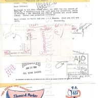 Frankie And Johnny expenses statement (Col. Tom Parker) 1/4