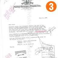 Frankie And Johnny expenses statement (Col. Tom Parker) 3/4