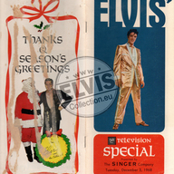 Elvis Presley NBC Television Christmas Promotional Program 1968