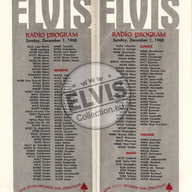 Elvis Presley NBC Television Christmas Promotional Program 1968