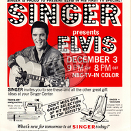 Elvis Presley NBC Television Christmas Promotional Program 1968