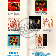 Elvis Presley NBC Television Christmas Promotional Program 1968