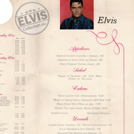 Elvis Presley Souvenir Menu International Hotel Las Vegas (1969). Along with the rarer version given to opening night "invited guests" only, these are the rarest of the souvenir menus from Elvis' legendary Las Vegas engagements beginning in 1969. 