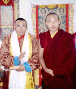 Photograph of Zhongba and Ogyen Trinley Dorje, 2005