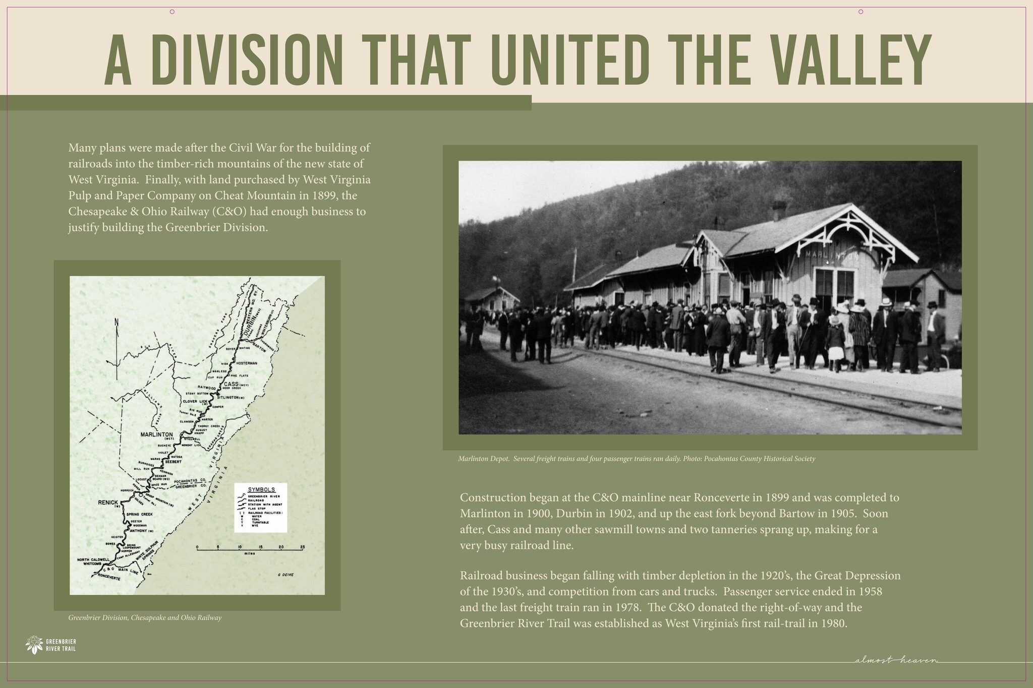 History Greenbrier River Trail