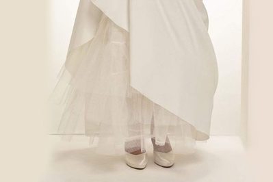 Ein Reifrock für das Brautkleid.