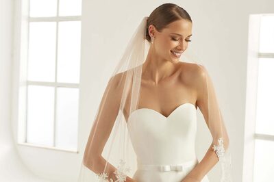 Ein Schleier für die Braut bei Princess Dreams Brautmode.