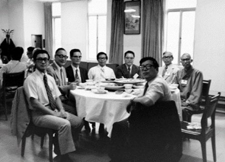 Sheng Yen and Chen Li-an in 1975