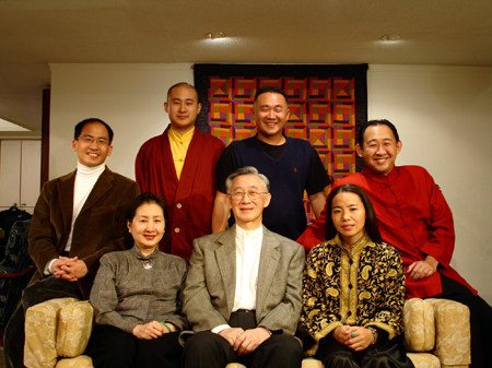 Photograph Yangjin Lamu and Chen family