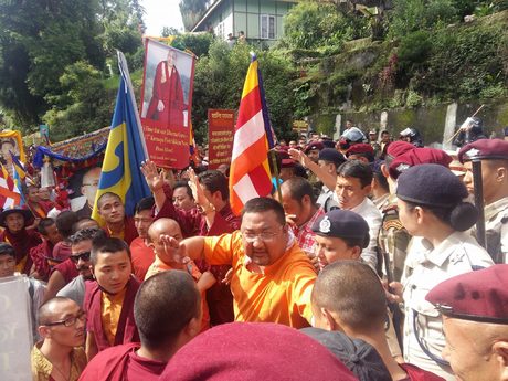 Photograph demonstration in Gangtok, 2018