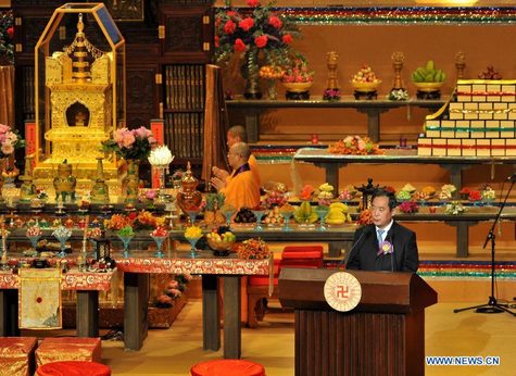 Photograph of Zhu Weiqun at WBF3, 2012