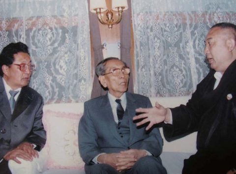 Photograph of Jia Quinglin, Wang Zuo'an, and CAPDTC, 2010