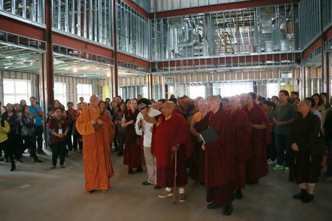 Photograph Lama Norlha and Hai Tao in merged Temple, 2015