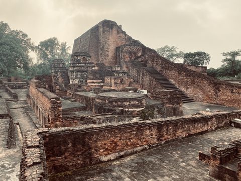 Photograph of Nalanda University ruins