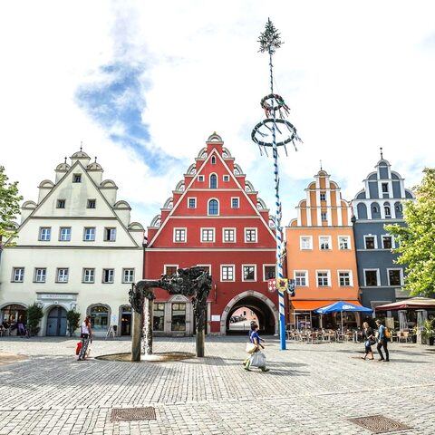 Renaissance-Giebelhäuser ©Tourist-Information Stadt Weiden i.d.OPf. – Thomas Kujat 