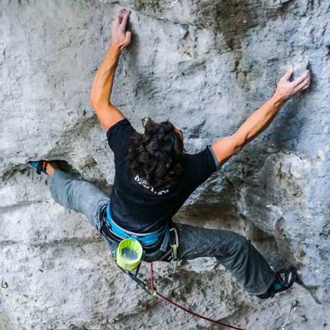 tour chill&destroy 9- : kletterer : matthias stöcker, fotograf : julian söhnlein, ort : freienfels Quelle: Touristinformation VG Hollfeld