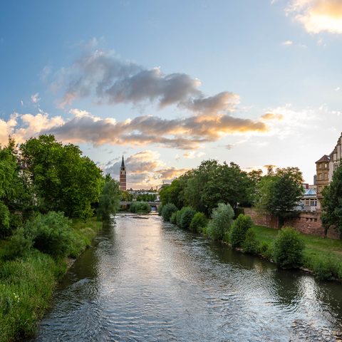 Instelsteg / Pierre Johne Quelle: Tourist-Information Pforzheim / Eigenbetrieb Wirtschaft und Stadtmarketing Pforzheim (WSP)