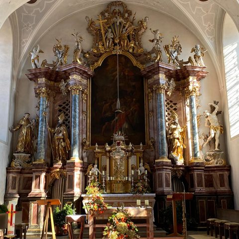 Kirche St. Cyriakus in Gramschatz Quelle: Markt Rimpar / Nadja Kess