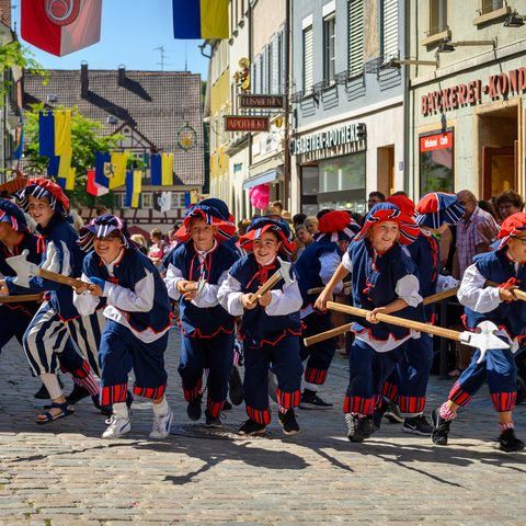 Kinderfestumzug Pferde Leutkirch © Große Kreisstadt Leutkirch im Allgäu
Touristinfo