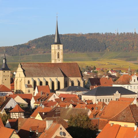 Iphofen Stadtpfarrkirche St. Veit © Tourist Information Iphofen Fotograf: Richard Schober
