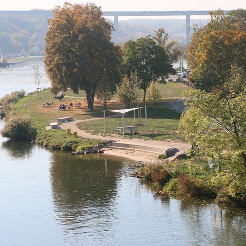 Badebucht Quelle: Gemeinde Segnitz