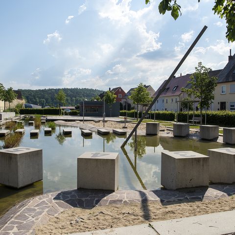 Sonnenuhrenpark © Laura Loewel  / Touristikservice Wassertrüdingen