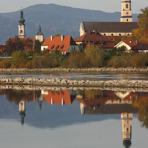 Ansicht Donau Türme Foto Stadt Deggendorf Quelle: Tourismusverbandes Ostbayern e.V.