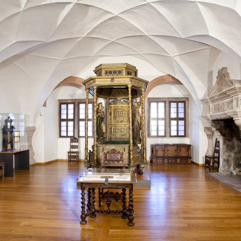 Kulmbach Plassenburg Markgrafenzimmer Foto Thomas Köhler © Bayerische Schlösserverwaltung www.schloesser.bayern.de