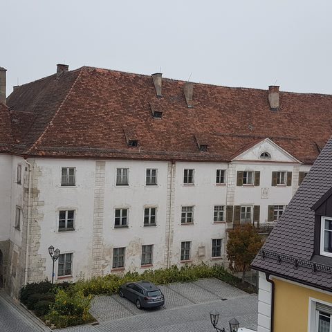 Unterer Torturm und Schloss Bildrechte: Stadt Monheim
