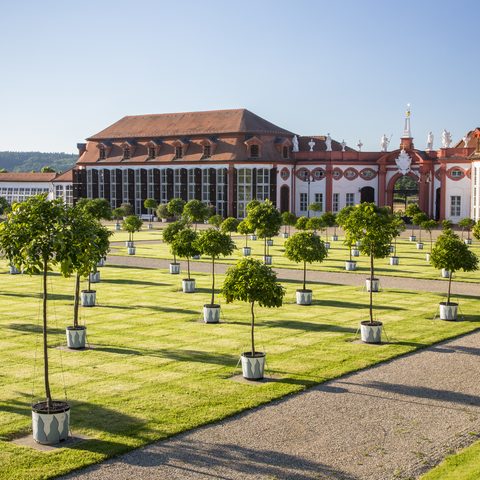 Seehof Park Orangerieparterre © Bayerische Schlösserverwaltung, Christa Brand, Ismaning